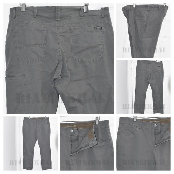 GRAY NWT  G.H. Bass & Co.‎ Men's 6 Pocket Groundwork Pant - Picture 1 of 9